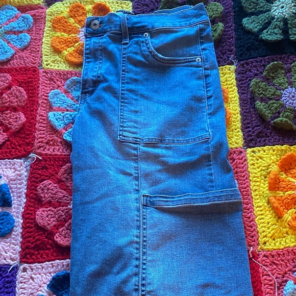 Blue Cargo Jeans - Picture 4 of 6